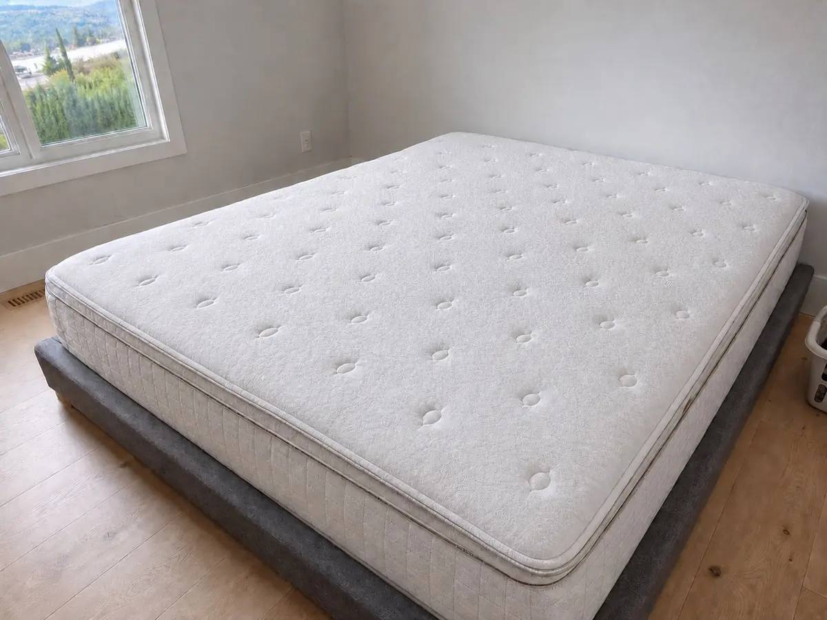 Illustrative mattress used to explain professional mattress cleaning